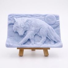 Load image into Gallery viewer, Handmade Wolf Soap – Animal Lover Gift, Nature Decor
