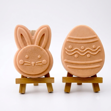 Load image into Gallery viewer, Handmade Easter Rabbit &amp; Egg Soap Set - Easter Gift, Spring Farmhouse Decor
