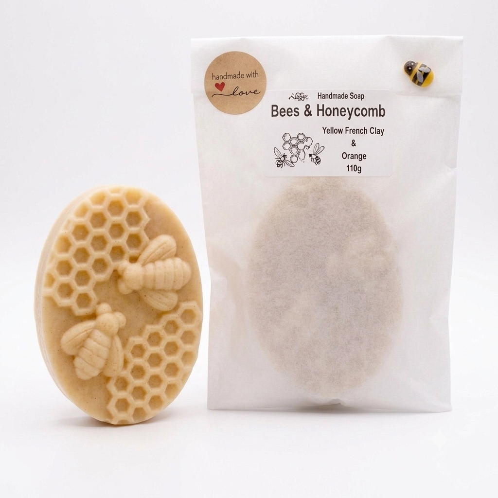 Bee & Honeycomb Vegan Soap
