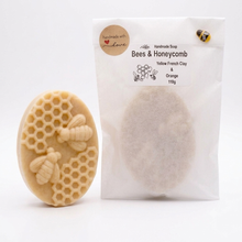 Load image into Gallery viewer, Handmade Bee &amp; Honeycomb Soap - Bee Keeper Gift, Woodland Decor
