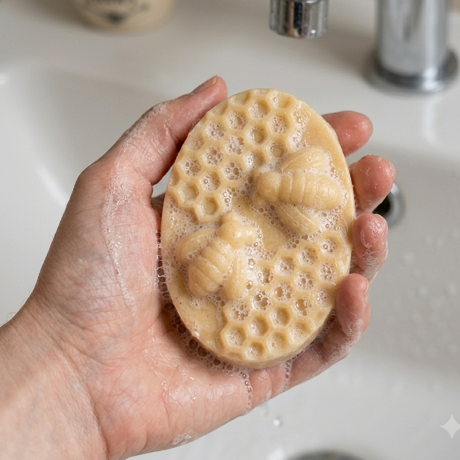 Bee & Honeycomb Vegan Soap