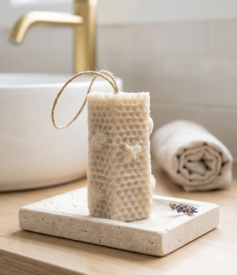 Honeycomb Vegan Soap-on-a-Rope