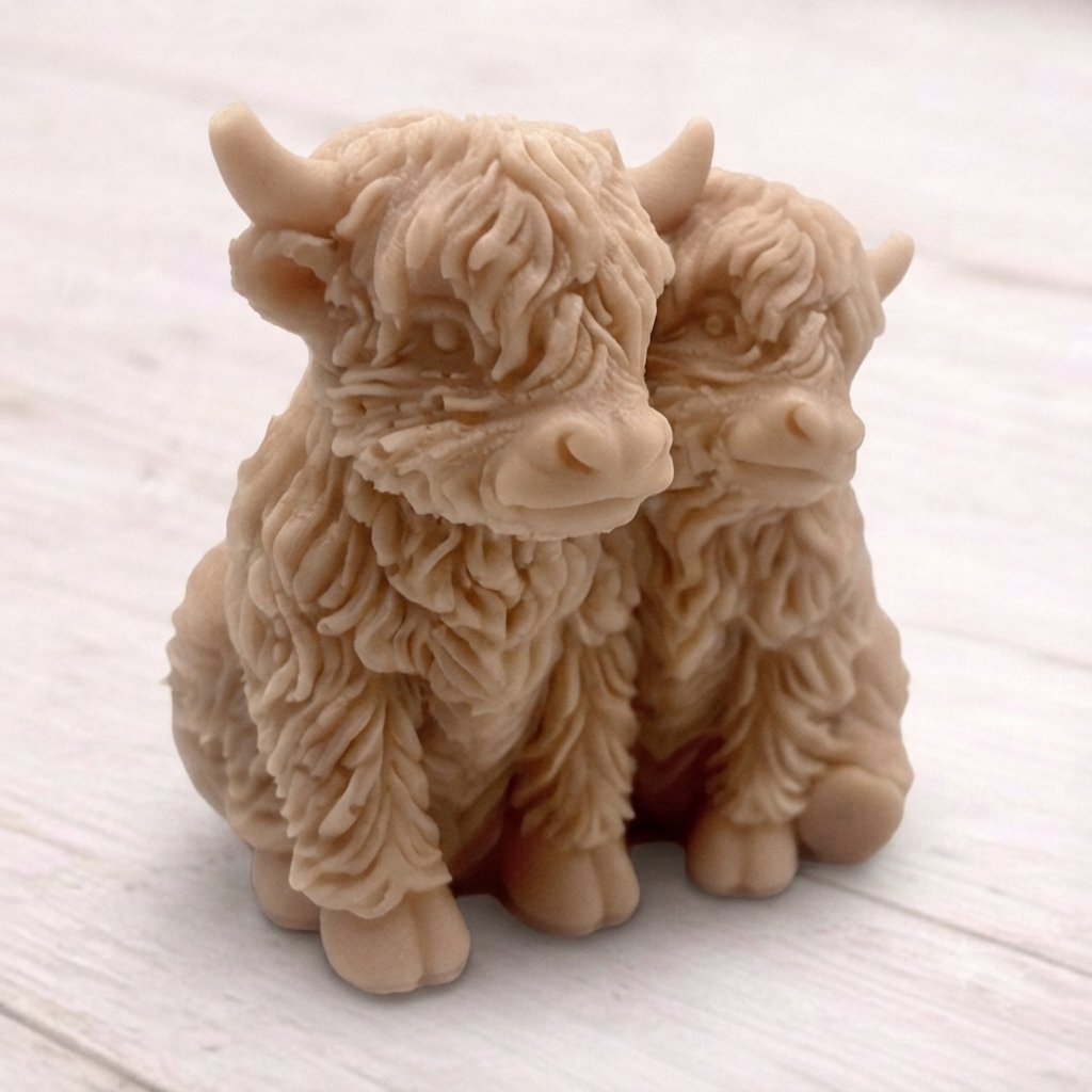 Highland Cow Duo Vegan Soap
