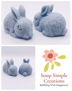 Bunny Rabbit Soaps 80g - Set of 2 - Gift Boxed