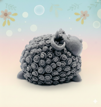 Load image into Gallery viewer, Handmade vegan soap featuring a sheep, ram and spring lamb vegan soap, gift boxed in a beautiful eco friendly gift box
