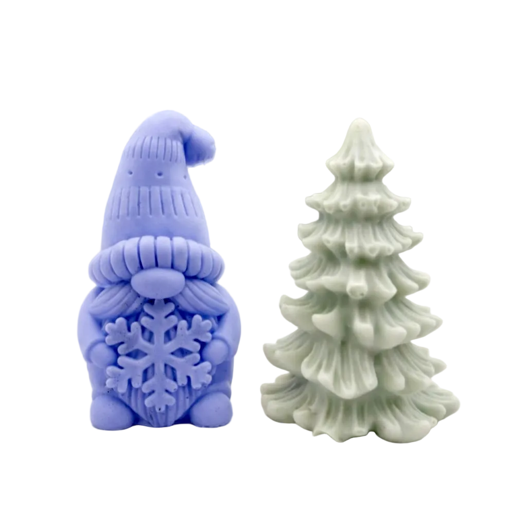 Gnome & Christmas Tree Vegan Soap Gift Set