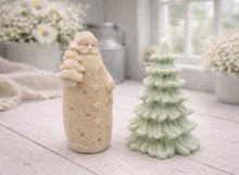 Load image into Gallery viewer, Handmade Santa &amp; Christmas Tree Soap Set – Stocking Filler Gift, Festive Decor
