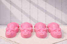 Load image into Gallery viewer, This cute set of four gorgeous pig soaps are the perfect gift for any pig or farm animal lover
