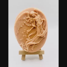 Load and play video in Gallery viewer, Guardian Angel Vegan Soap | Guardian Angel Gift | Religious Gift | Christmas Angel Gift | Angel Gift Idea
