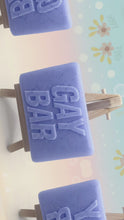 Load and play video in Gallery viewer, GAY BAR Vegan Soap | Fun LGBTQ+ Gift | Pride Gift UK
