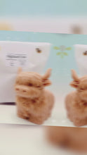 Load and play video in Gallery viewer, Highland Cow Gift | Handmade Vegan Soap | Modern Farmhouse Decor | Easter Gift UK
