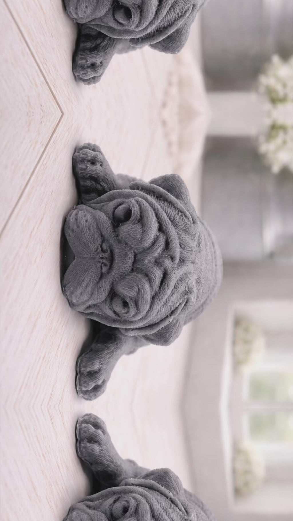 Sleeping Pug Dog Vegan Soap