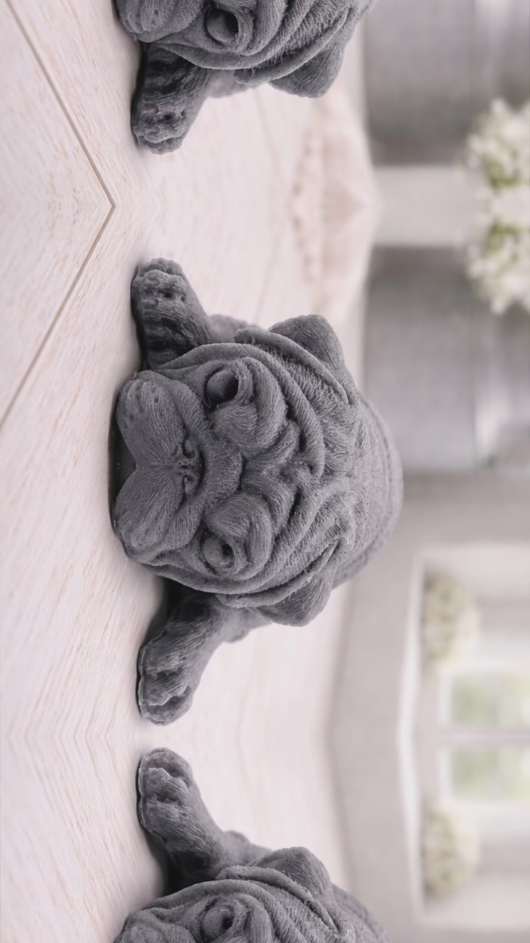 Sleeping Pug Dog Vegan Soap