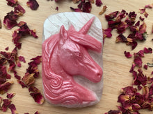 Load image into Gallery viewer, Magical Unicorn Handmade Soap 100g / Vegan / SLS free / Unicorn Gift / Unicorns / Novelty Animal Gift / Bathroom Decor 
