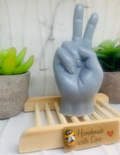 Load image into Gallery viewer, ‘Peace’ Hand Gesture Soap 110g
