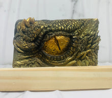 Load image into Gallery viewer, 3D Dinosaur Handmade Soap  / Vegan / SLS free / Charcoal Soap / Gift / Dragon Eye
