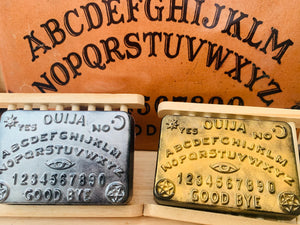 Ouija Board - Charcoal Halloween Vegan Handmade Soap 100g / goth / spooky gift / novelty / ghost Hunter gift 