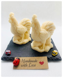 Rooster / Cockerel Soaps 60g - Set of 2 - Gift Boxed